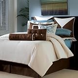 Hampton Hill Madison 9 Piece Comforter Set - Ivory - Queen