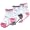 Pink-Gray-Pink (3pk)