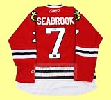 Autographed Brent Seabrook Chicago Blackhawks Jersey