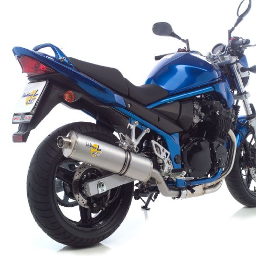 Leo Vince 7294 SBK Oval EVO II Aluminum Slip-On Exhaust Suzuki GSF 650 Bandit 05 06