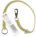 Resco Professional Braided Nylon Snap Choke Collar for Dogs, 18-Inch, Fawn