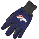 NFL McArthur Denver Broncos Two-Tone Utility Gloves