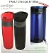 Contigo 3 Pack of BPA Free Hydration Bottles AutoSeal Technology (Red, Charcoal, Blue)