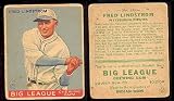 1933 Goudey Regular (Baseball) Card# 133 fred lindstrom of the Pittsburgh Pirates VG Condition