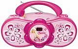 Enlarge toy image: Barbie AC/DC Boombox Radio and CD Player -  preschool activity for young kids