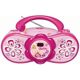 Barbie AC/DC Boombox Radio and CD Player