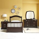 Attitudes Spindle Bedroom Set (Merlot) (Full) by Broyhill