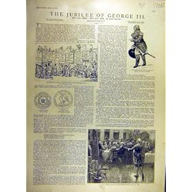 M�daille du Roi George-III Mansion Windsor de 1887 Jubil�s