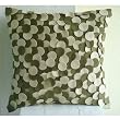 Olivey Spots - Throw Pillow Covers - Suede Pilllow Cover with Felt Embroidery