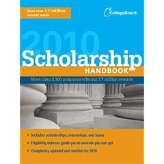 Scholarship Handbook 2010 (College Board Scholarship Handbook)