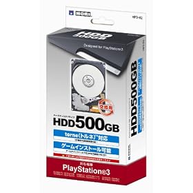 PS3�p �n�[�h�f�B�X�N�h���C�u 500GB(2.5�C���`�����^)
