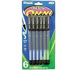 IMAGE OF Bazic Omni Stick Gel Pen, Black, 6 per Pack (Case of 144)