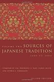 Sources of Japanese tradition