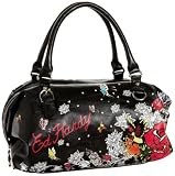 51XhIWQR8jL. SL160  Ed Hardy Leighton Satchel,Black,one size