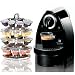 Nespresso C100 Essenza Flowstop Piano Black Automatic Espresso Machine with FREE Capsule Carousel Bundle 