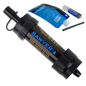 Sawyer Products SP105 Mini Water Filtration System, Single, Black