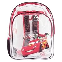 Disney Cars Clear Transparent Backpack