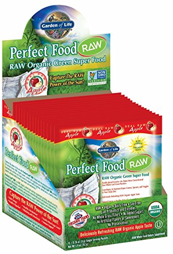 Garden of Life Perfect Food Organic Green Super Food - Apple 15 CNT Tray