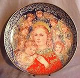 1985 Edna Hibel Christmas Plate the Angels Message