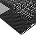 Skinomi Black Carbon Fiber Full Body Skin Compatible with Lenovo Miix 2 11.6 (Keyboard)(Full Coverage) TechSkin Anti-Bubble Film