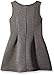 Nautica Girls' Scuba Box Pleat Dress with Sequin Neckline