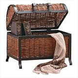 12 x 5 x 10 Rattan Storage Chest