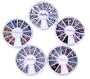 Nail Rhinestones- Amazing Value Bundle of Nail Rhinestones Wheels By Cheeky- 5 Rhinestone Wheels, 7400 Nail Rhinestones!!!