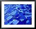Blue-Glass Mosaic with Water Flowing Over Surface, Helsingborg, Skane, Sweden Styles ...
