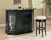 Contemporary Bar Black in Finish by Coaster