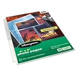 Wilson Jones 4 x 6 Inch Photo Pages, 10 Pack, Clear (W21462)