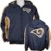 St. Louis Rams Full Zip Hooded Parka Jacket