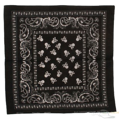 Black Pirate Bandanas