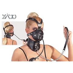 Leder Kopfmaske
