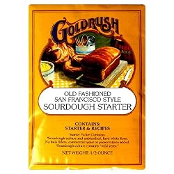 Gold Rush Old Fashioned San Francisco Style Soughdough Bread Starter, 0.5-Ounce Packets (Pack of 24)