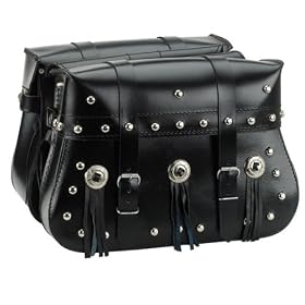 Classic Leather Buckle Saddlebag