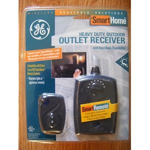SmartHome Heavy Duty, Outdoor Outlet Receiver with Key Chain Transmitter