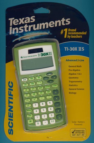 Texas Instruments 30XIIS/TBL/1L1/AR Standard Function Calculator