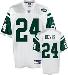 Reebok New York Jets Darrelle Revis Replica White Jersey