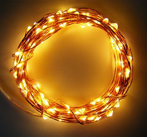 At Fire-sale Prices! Buy One Get One Free! Warm Feeling Starry String Lights By Gorgeouseve - Shiny Warm White Color Bright 120 Leds on Ultra Thin Copper Wire - 20ft Long String Light, Great Decoration for Christmas , Holiday Season. Perfect for Christmas Tree, All Your Furniture, Household, Garden, Make Them Shiny and Warm