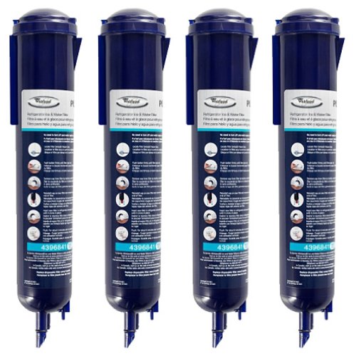 4396841 Whirlpool Kitchenaid PUR Ice Refrigerator Water Filter 4 Pack DonaldSimondee01