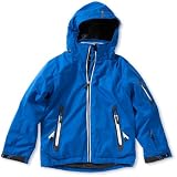 Killtec 19325  Kinder Soft Shell Jacke mit abzipbarer Kapuze Huacho, royal/wei&szlig; (817), 128