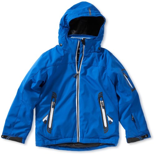 Killtec 19325  Kinder Soft Shell Jacke mit abzipbarer Kapuze Huacho, royal/wei&szlig; (817), 152