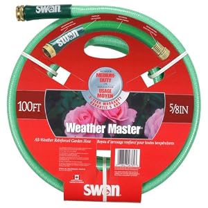 Swan WeatherMaster 5 8-Inch-by-100-Foot Dual Reinforced Garden Hose SNWM58100 by 