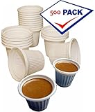 Mini disposable Cuban Style and espresso coffee cups 3/4 oz. Pack of 500