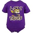 NCAA LSU Tigers Purple Infant Character Creeper