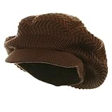 IMAGE OF New Crown Beanie Visor-Brown Khaki W27S19F