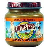 Earth's Best 2nd Apples & Apricots, 4 Ounce Jars (Pack of 24)