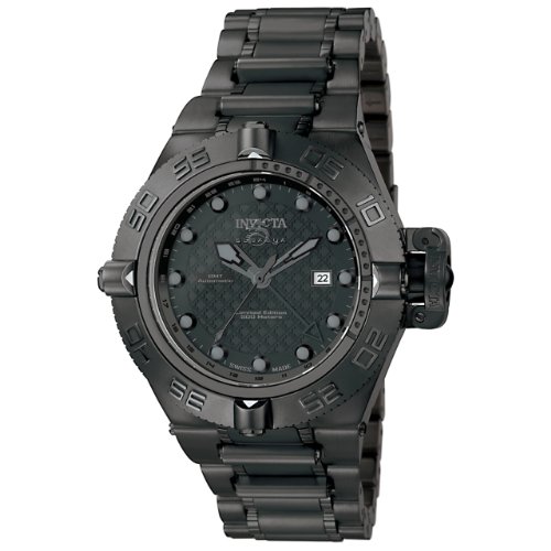 Invicta Men's 6528 Subaqua Collection Noma IV GMT Automatic Black Ion-Plated Watch