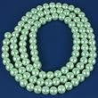 Green Round Glass Pearl Chinese Loose Beads 8mm 1 Str