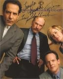 MONK CAST SIGNED AUTOGRAPHED 8x10 RP PHOTO TONY SHALHOUB, TRAYLOR HOWARD AND TED LEVINE
